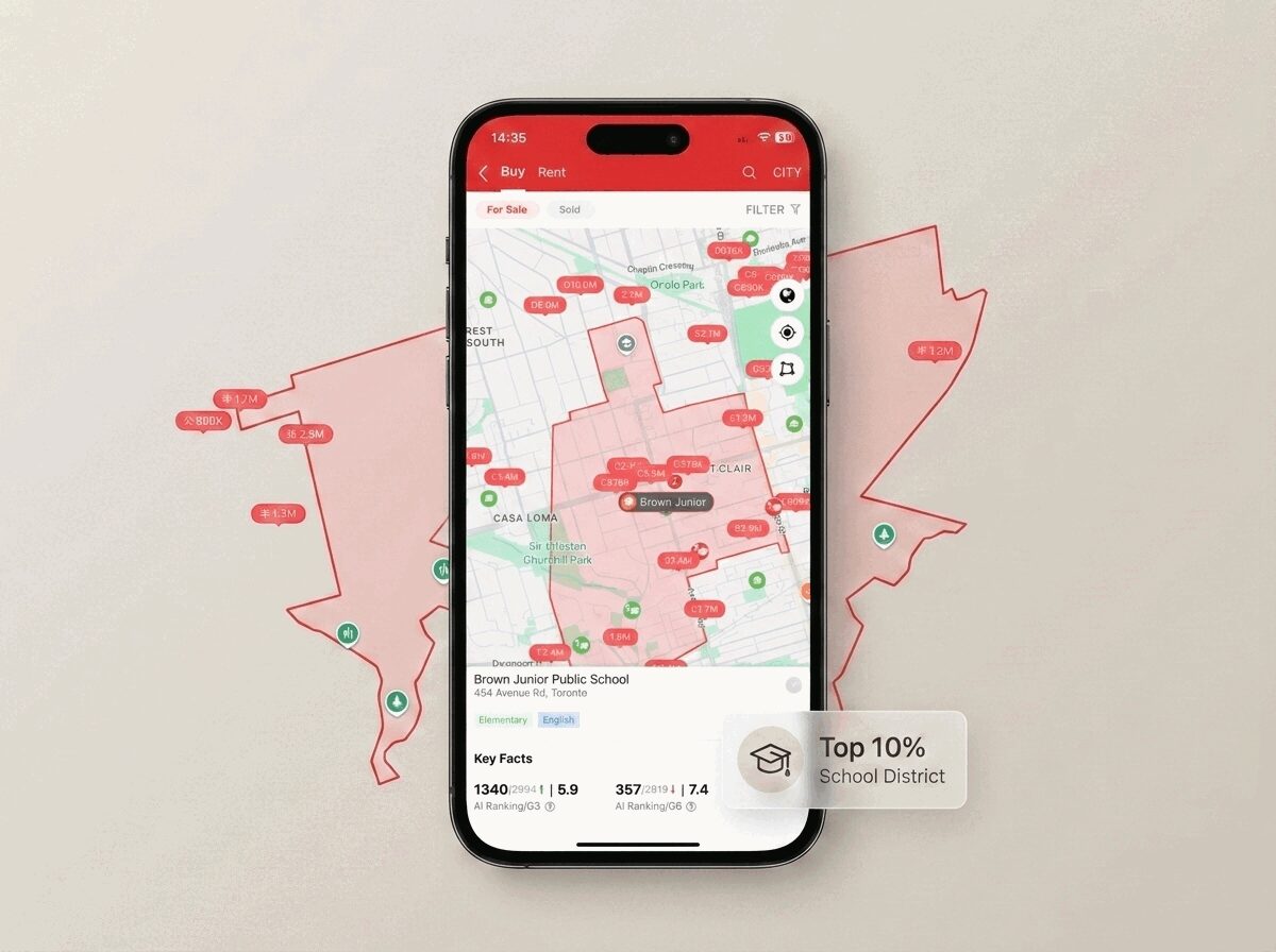 School Zone Search, AI-Ranked Public and Private Schools