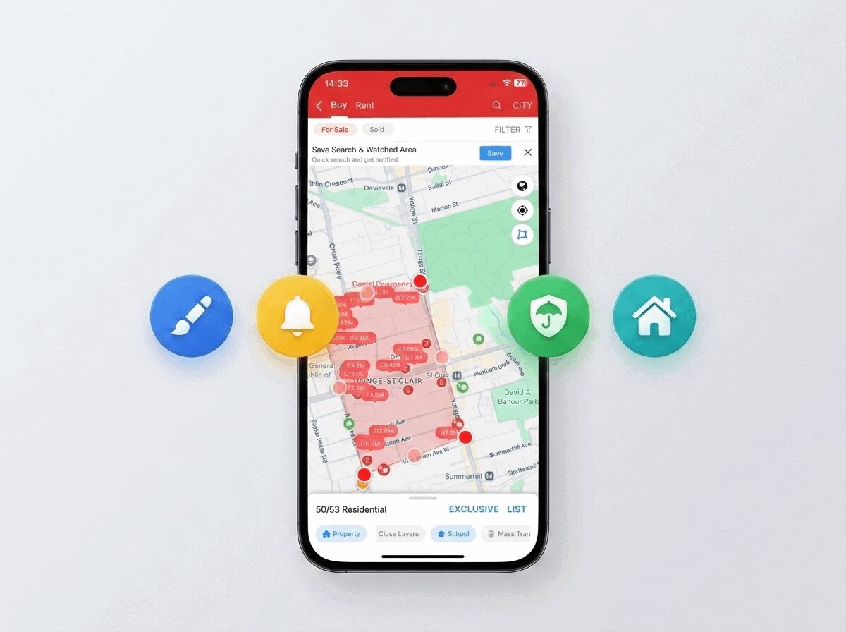 Custom Search Areas, Real-Time Alerts