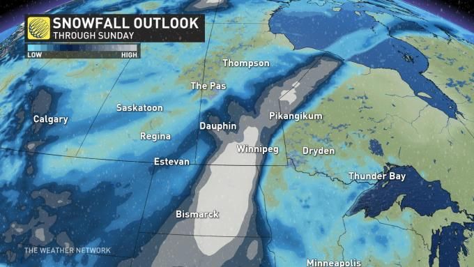 安省感恩节迎来暴雪，风速最高达90km/h，积雪最高可超40厘米！