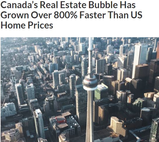 美联储:加拿大房价增速是美国的8倍！为房市崩盘做准备