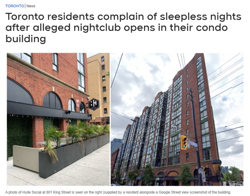 多伦多华人抱怨：公寓楼内开夜总会，居民夜不能寐！
