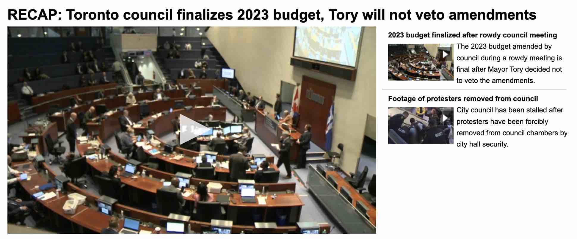 多伦多市2023年预算案敲定, 将大幅增税｜庄德利于本周五辞职