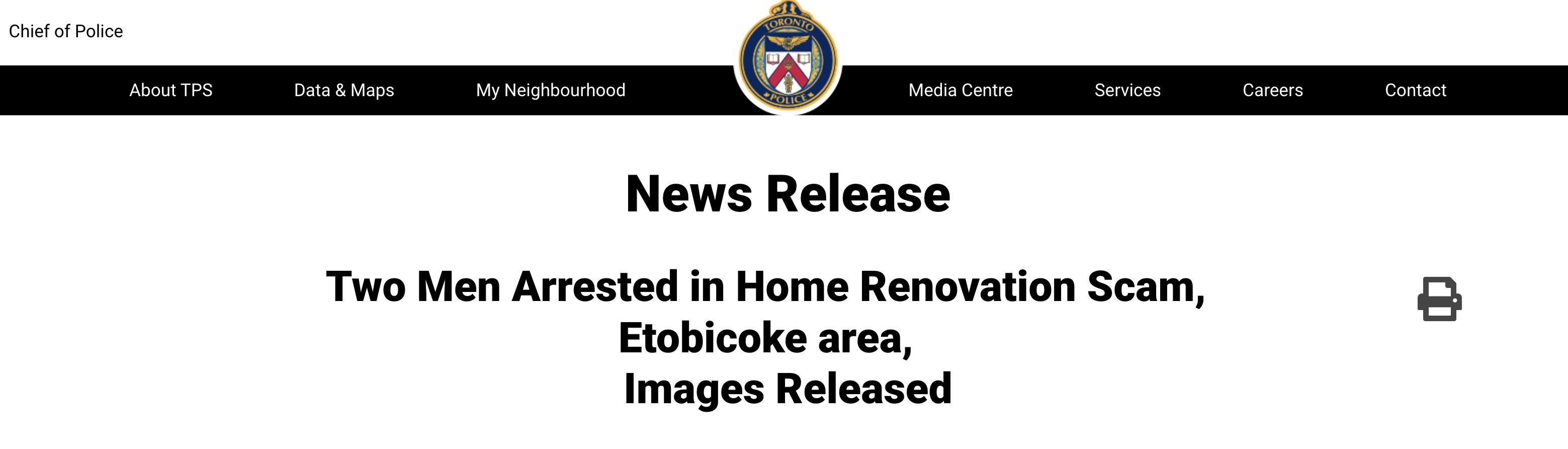 多伦多两男子因房屋装修诈骗被警方逮捕