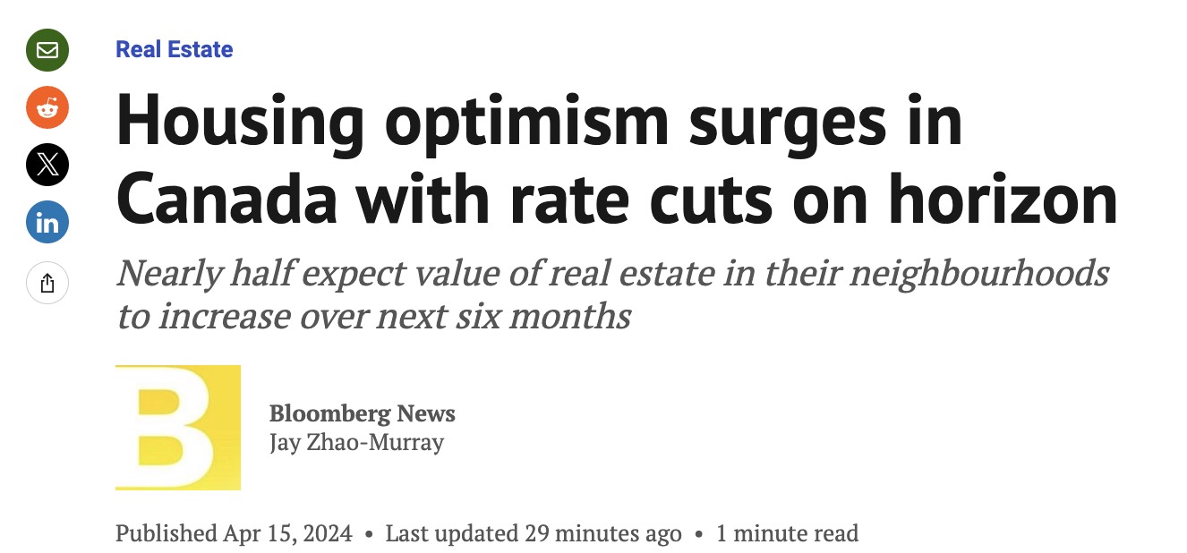 最新民调：加拿大房市乐观情绪高涨，近一半受访者认为未来房价会涨！