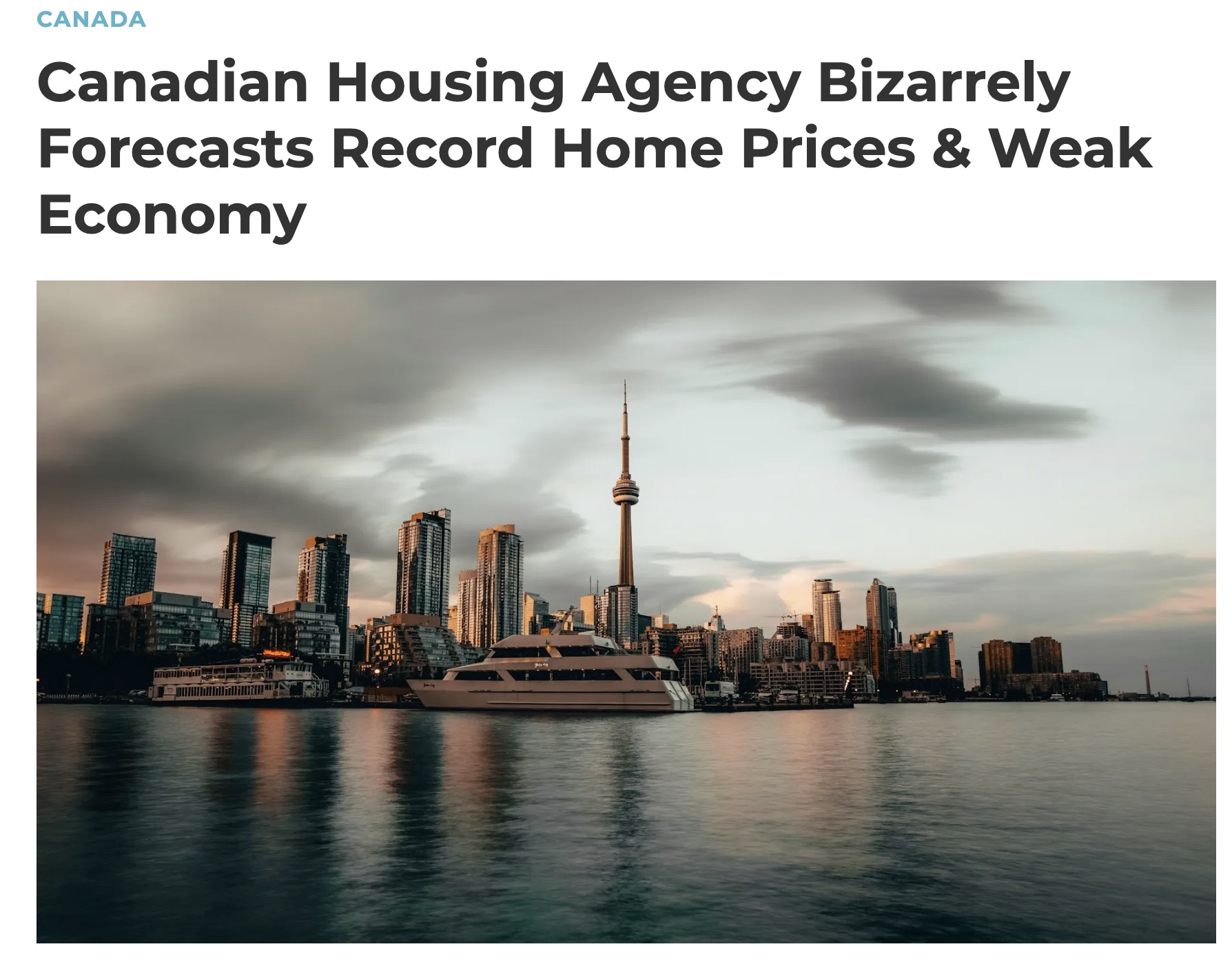 CMHC预测：加拿大房价将持续增长，2026年底将上涨20%