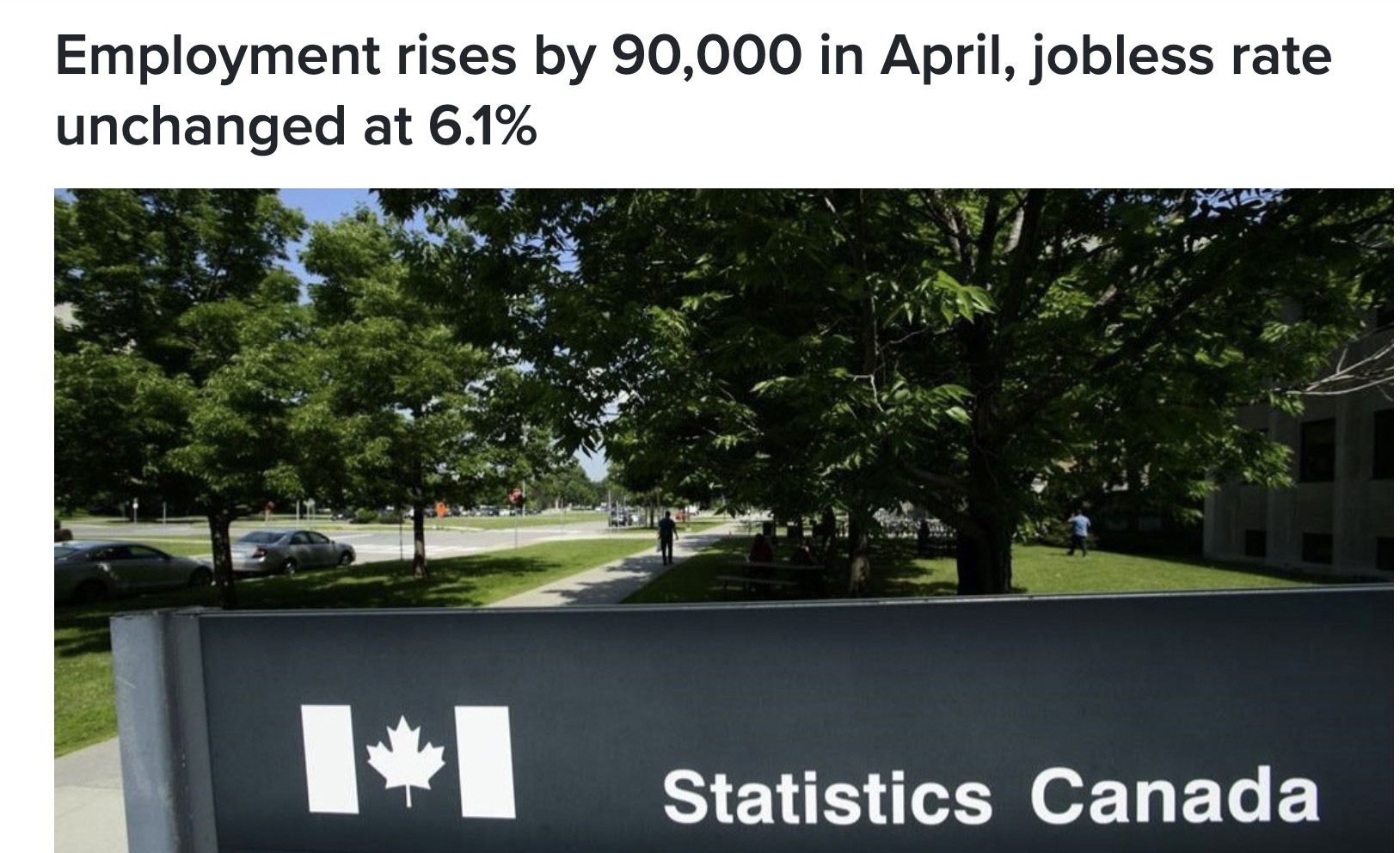 加拿大4月新增9万个就业岗位，加央行6月降息受影响？